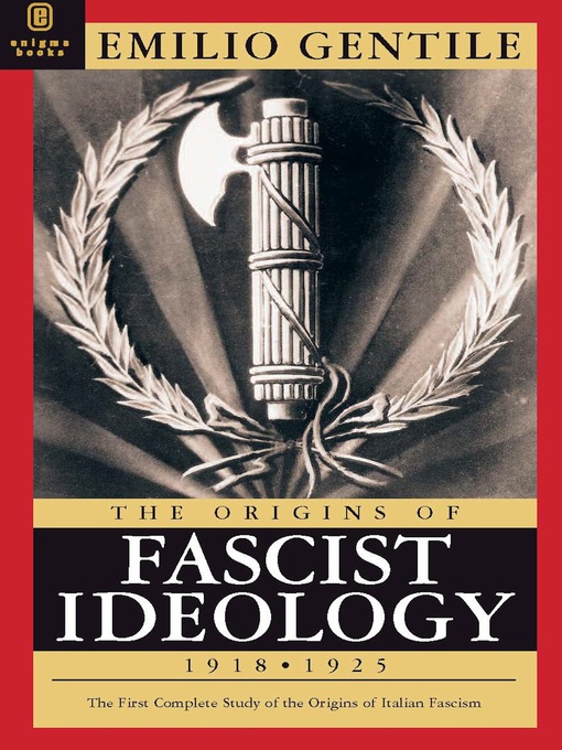 Cover image for The Origins of Fascist Ideology 1918-1925